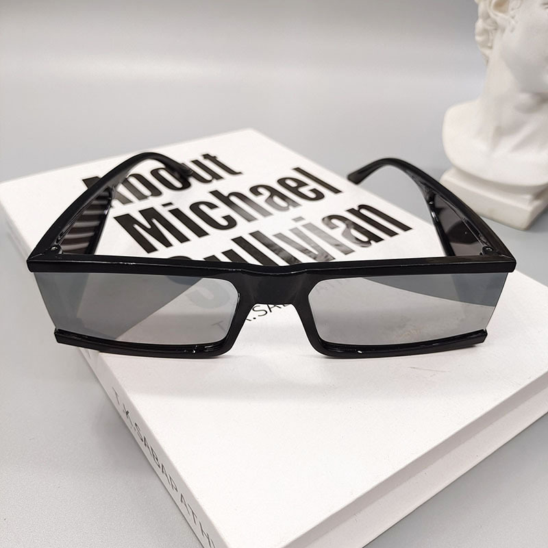 Women'S, Men'S, Unisex Gender Elegant, Glam, Hip-Hop, Retro, Vintage Style, Fashion, Sweet, Simple Style, Sports Style Elegant Glam Hip-Hop Rectangle UV400 Protection UV Protection Resin Avaitor Half Frame Women's Sunglasses