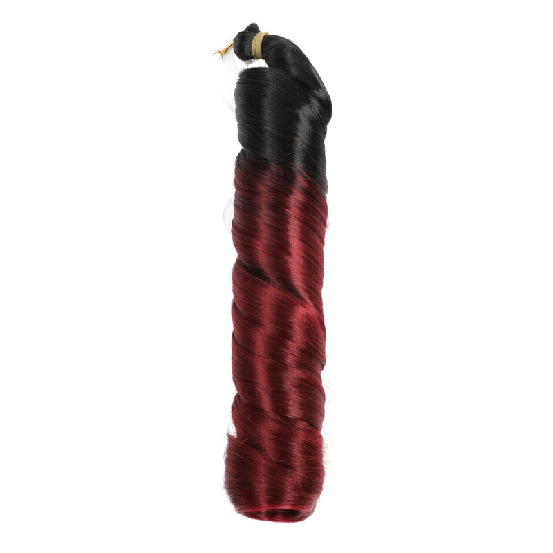 24Inch French Loose Wave Pony Curl Crochet Wig Cross-Border