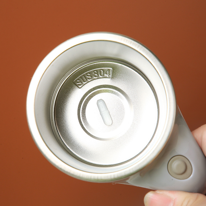 Multifuncional automático de acero inoxidable recargable taza de café perezosa de oficina de fabricación de taza rotatoria magnética