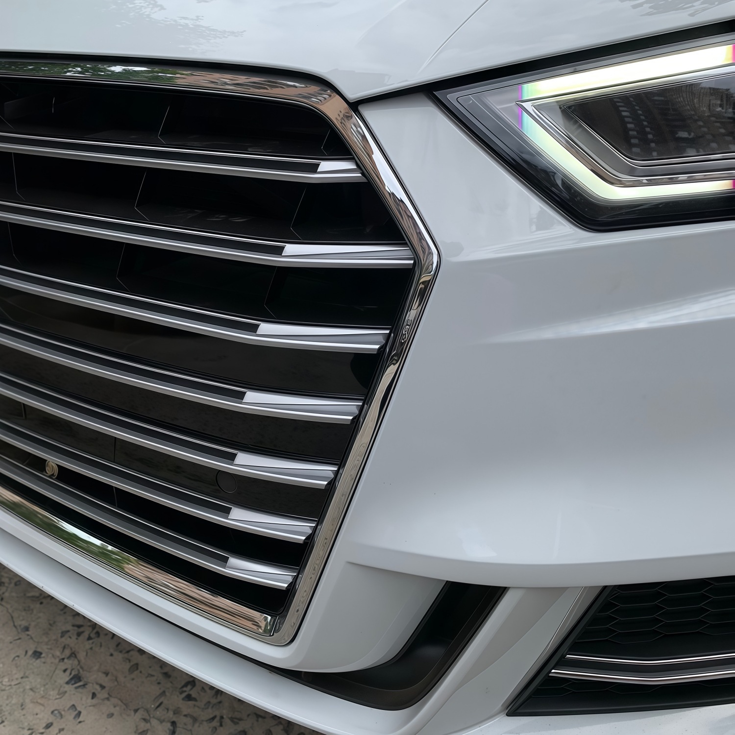 17-20, suitable for Audi A3, S3 front bumper, large front bumper, A3 modified to S3 style, front face
