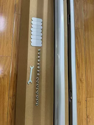 Suitable for BYD Yuan UP luggage rack, roof rack, aluminum alloy travel rack, Yuan PLUS modification decoration, no drilling required (Roof rack) - original-up-silver-screw-model