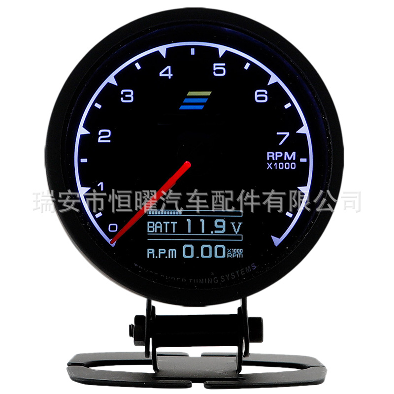 Car Modification Instrument Greddi Water Temperature, Engine Speed, Oil Pressure, Turbocharger Voltage, Vacuum, and Exhaust Temperature Multifunctional Vehicle Gauge