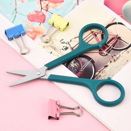 Household Multi-functional Stainless Steel Scissors, Student Use Scissors for Stationery, Fabric, Thread Cutting, Factory Wholesale