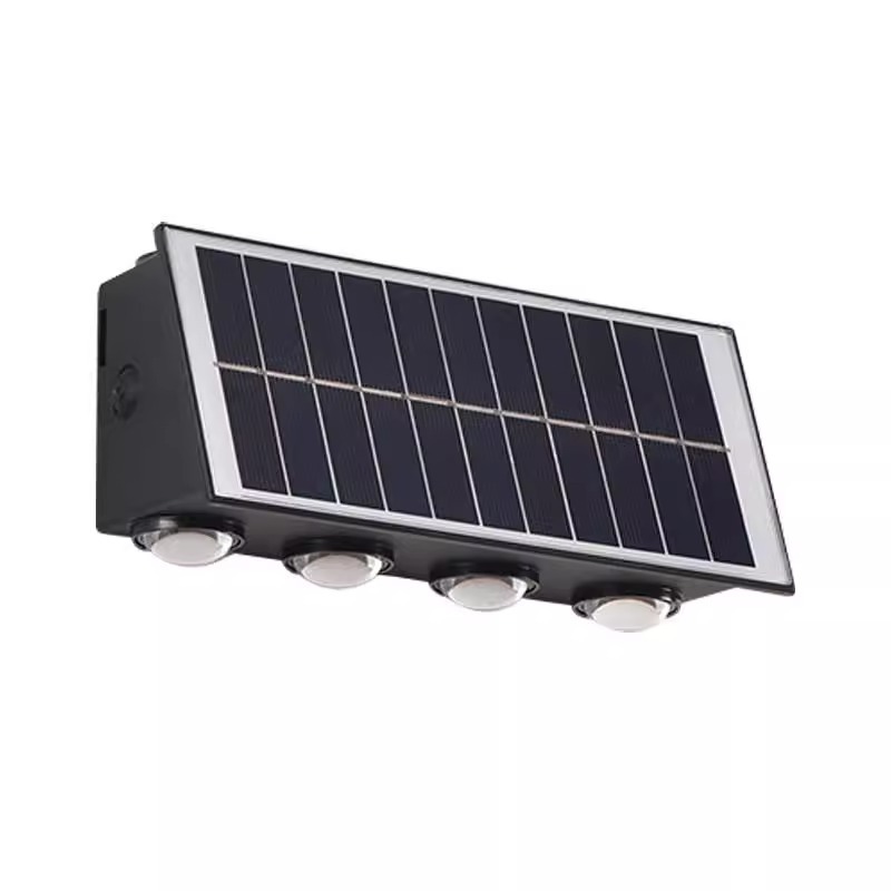 Lámpara solar lámpara de patio al aire libre recargable lámpara de pared de luz de inducción de luz automática