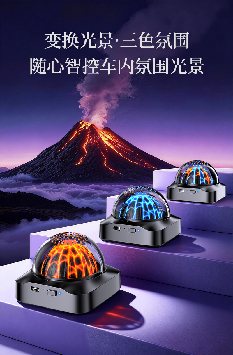 High-End Car Aromatherapy Machine, Volcano Cloud Mist Car Decoration, Summer Car Interior Perfume, Smart Cloud Mist Automatic Spray