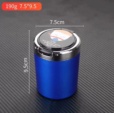 Car Ashtray Universal Personalized Car ashtray - blue