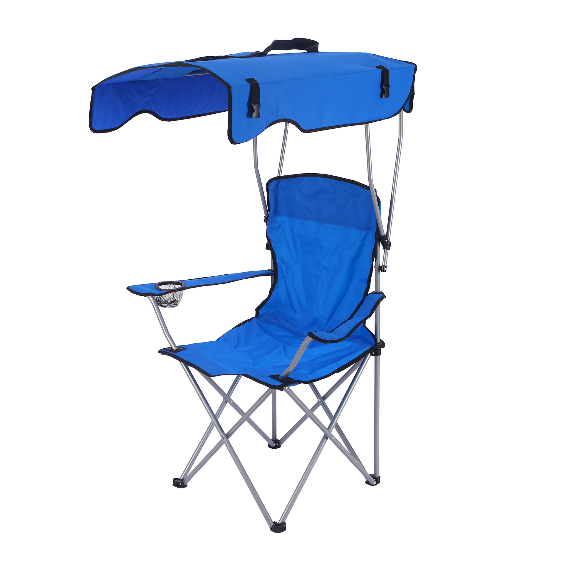 Silla plegable de sombra al aire libre transfronteriza silla de pesca silla de ocio portátil silla de respaldo doble silla de techo sillón