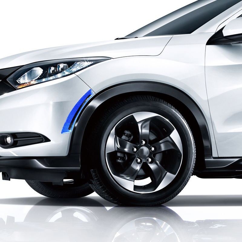 Car door anti-collision strip, wheel arch leaf, reflective decorative sticker, carbon fiber body warning sticker, cross-border new product