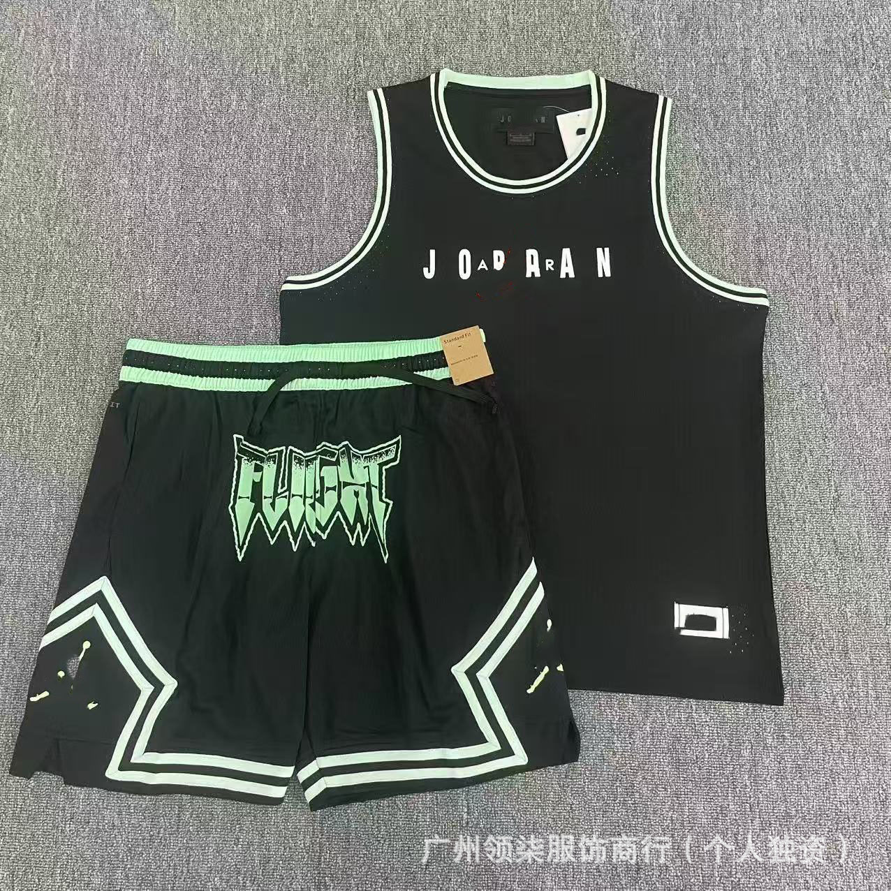 Nuevo chaleco de baloncesto deportivo Flying Man más pantalones cortos secado rápido transpirable relajado diario ocio correr chaleco deportivo image 8