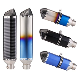 Motosiklet skuter Ghost Fire Rs100 Qiaoge Jinzhan 6 Gy6 universal səsboğucu borusu