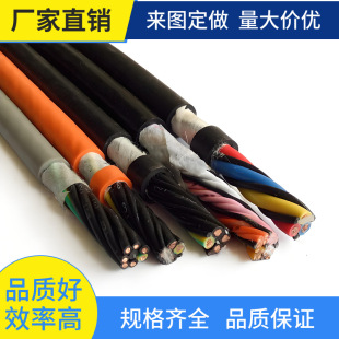 Manufacturers Custom Double Sheath Medium Flexible Bending Resistant Shielded Cable, Special Hybrid Pvc Insulation