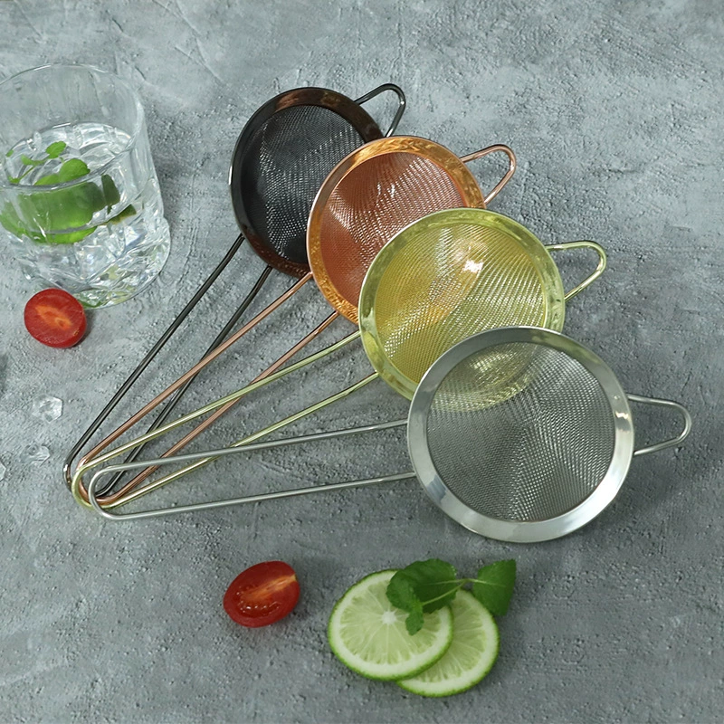 304 из нержавеющей стали треугольный конус протекающий сетчатый коктейль фильтр конический фильтр лед ведро фильтр бармен инструмент