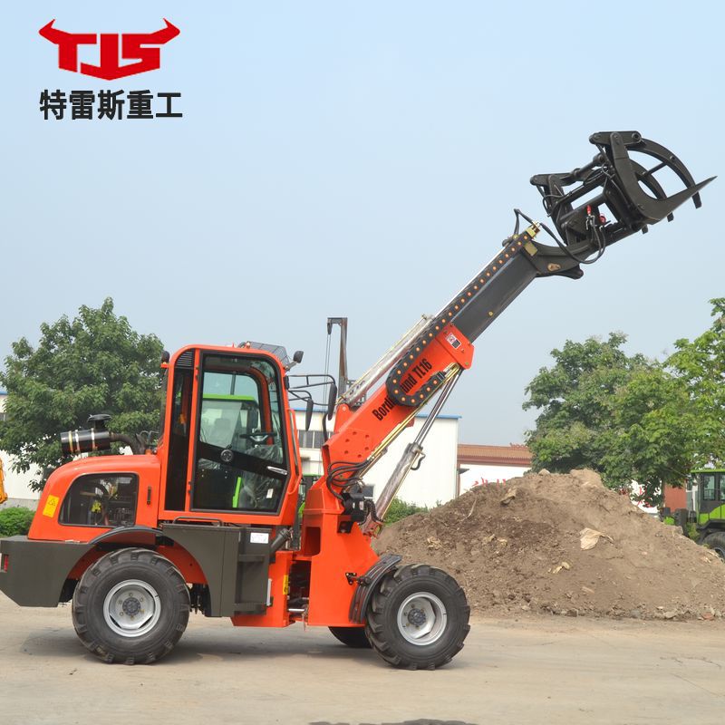 跨境供应TL1500伸缩臂装载机  农用果园用小型装载机 液压铲车