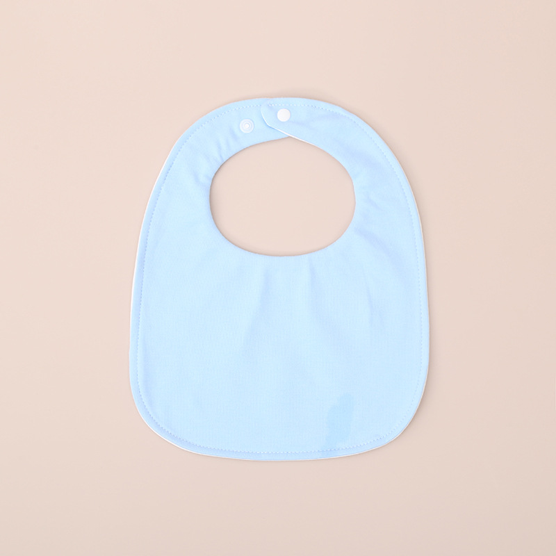 Baby transfronterizo toalla de saliva de algodón en forma de U, bufón impermeable para recién nacidos, bufón de leche anti-vomitación para niños y niñas