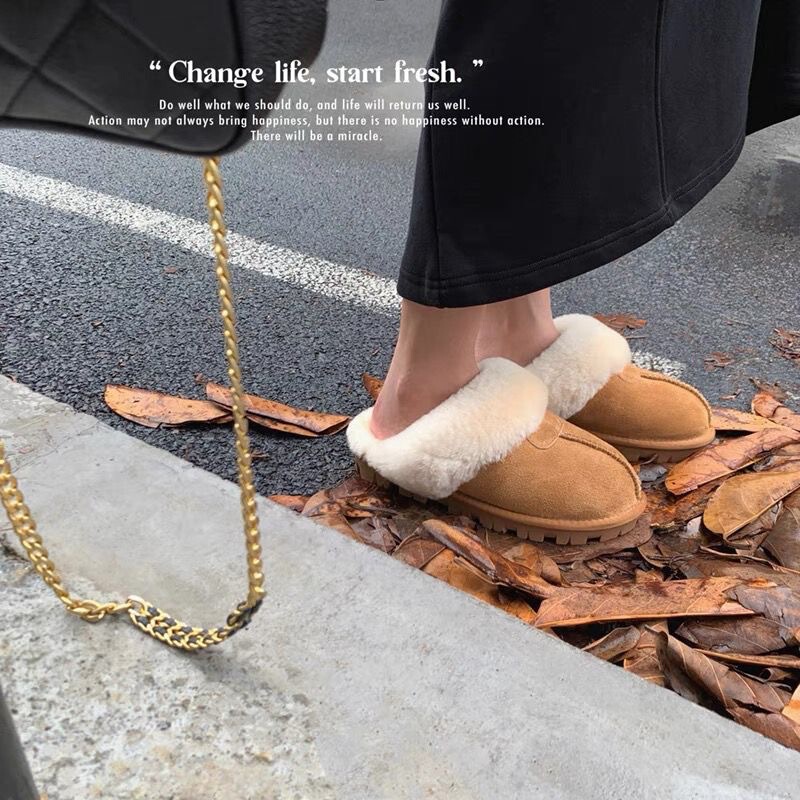 Snow Boots, Women's Slippers for Outer Wear, Winter Plus Velvet Fur, One-Piece Thickened Cotton Shoes, Henan Sangpo Cotton Slippers Snow Boots, Women's Slippers for Outer Wear, Winter Plus Velvet Fur, One-Piece Thickened Cotton Shoes, Henan Sangpo Cotton Slippers