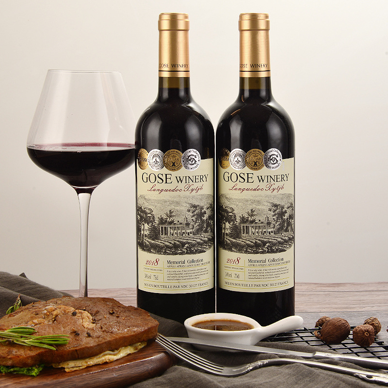 葡萄酒红酒酒厂批发一件代发14度750毫升红酒整箱代理