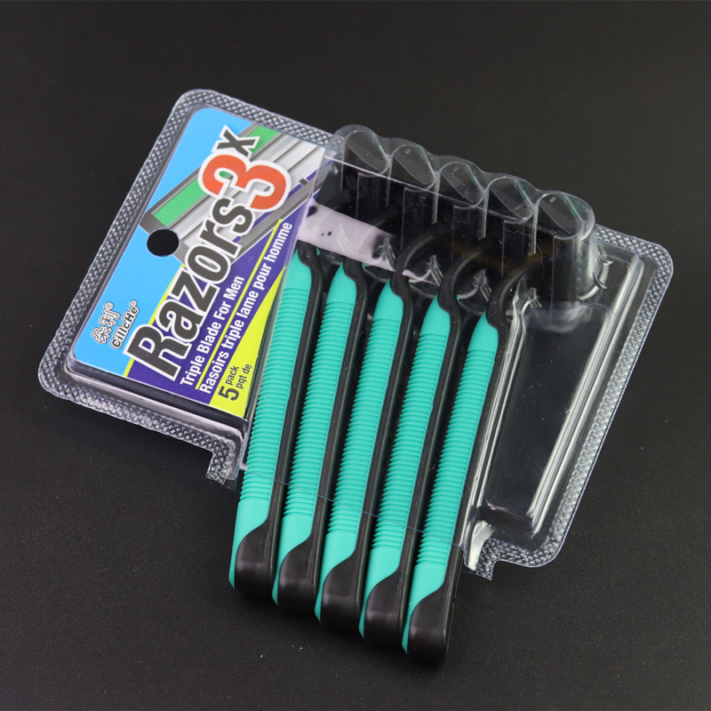 5-Pack Men's Razor Shaving Razor Hair Removal Razor Manual Razor