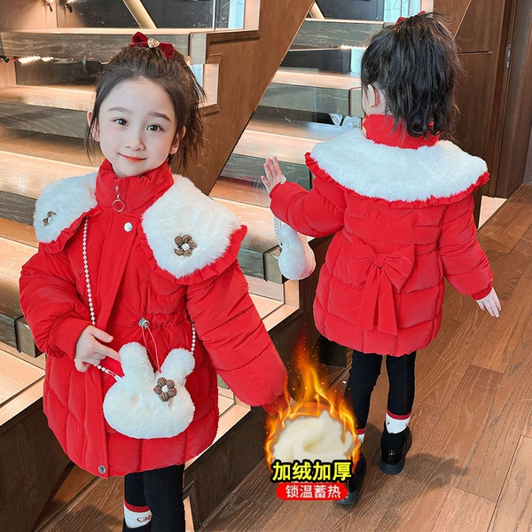 (Red) Large Lapel Bow Style