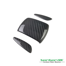 tantan探碳适用奔驰GLE中控排挡头饰片干碳真碳纤维内饰汽车改装