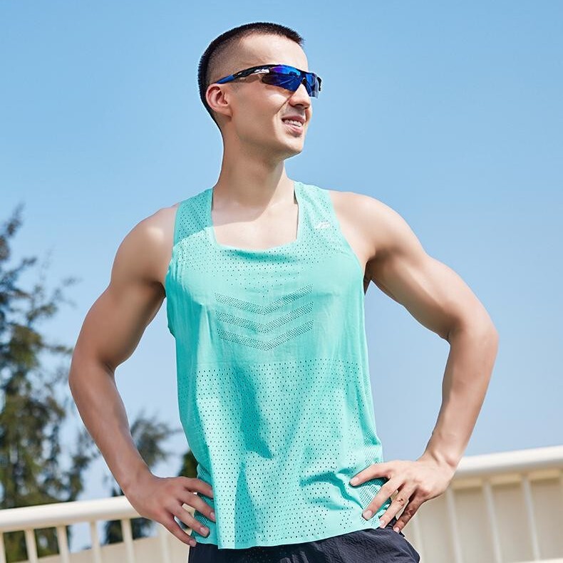Feisu Running Running Vest Ultra-Light Ice Silk Breathable Quick-Drying Mesh Marathon Men's and Women's Wind Tunnel Vest Y003
