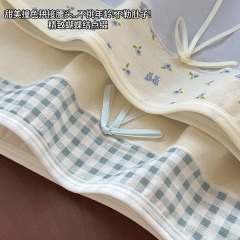10A抑菌新款甜美蝴蝶结内裤纯棉底档中腰舒适亲肤透气少女三角裤