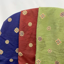 棉麻混纺;交织类;绣花布