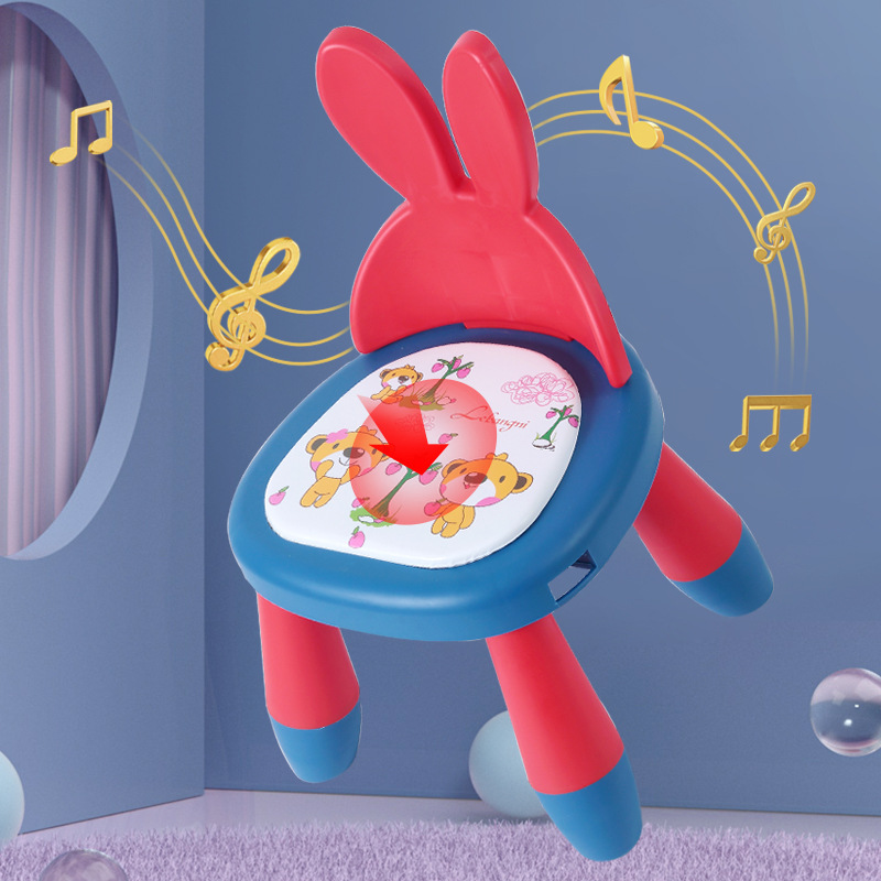 Children's Call Call Chair, Removable Multi-functional Baby High Chair, Children's Dining Chair, Plastic Backrest, Household Small Stool