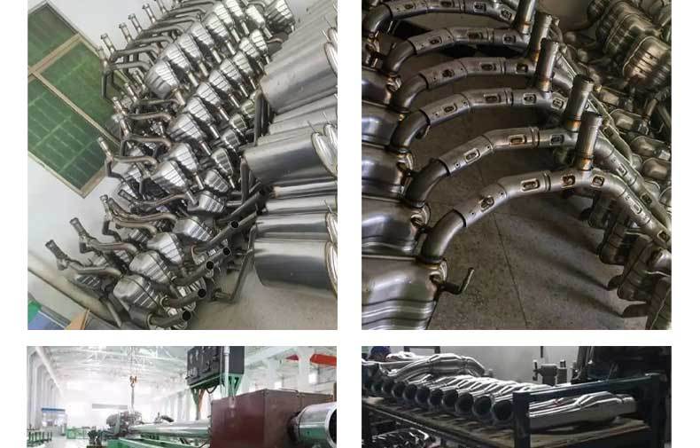 Suitable for Cayenne Tail Pipe E2 New Four-Outlet E3 Cayenne Exhaust Pipe Three-Layer Vector Mirror Black Titanium Old to New
