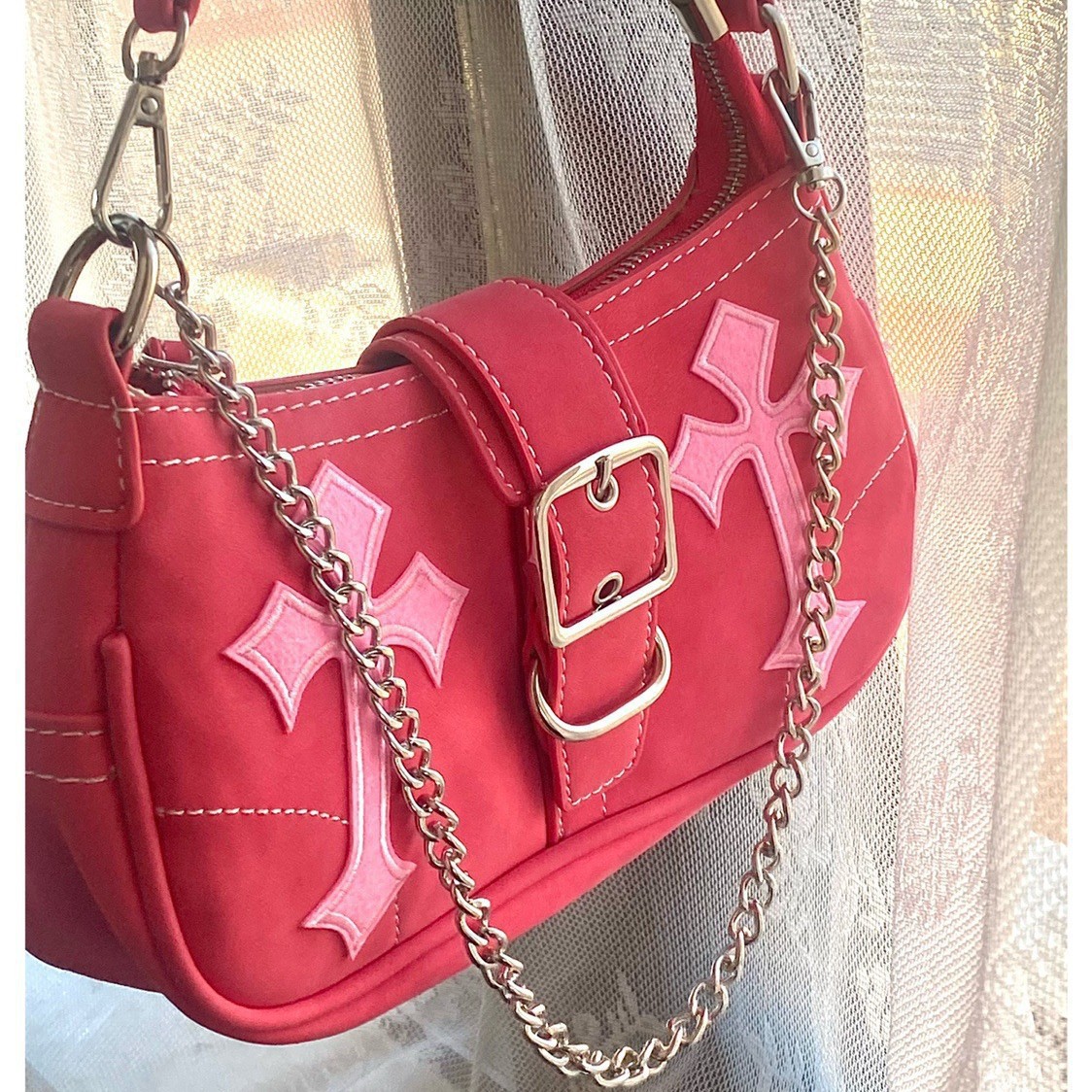 Diseño versátil de bolso de palo de hombro único bolso de mujer nuevo Y2K Sweet cool spicy Girl bolso de axila coreano nicho coreano image 2