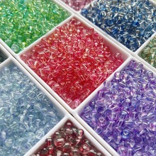6/8/10mm琉璃珠夏季梦幻果冻双拼珠彩色散珠DIY串珠饰品配件批发