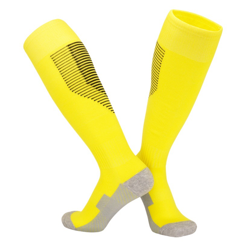 Professional Football Socks with Breathable Shin Guards, Pouch, Double-Layer Integrated Socks, Outdoor Training Sports Gear, Calf Socks