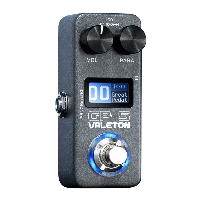 Valeton顽声GP-5电吉他综合效果器贝斯单块箱体模拟鼓机声卡内录|undefined
