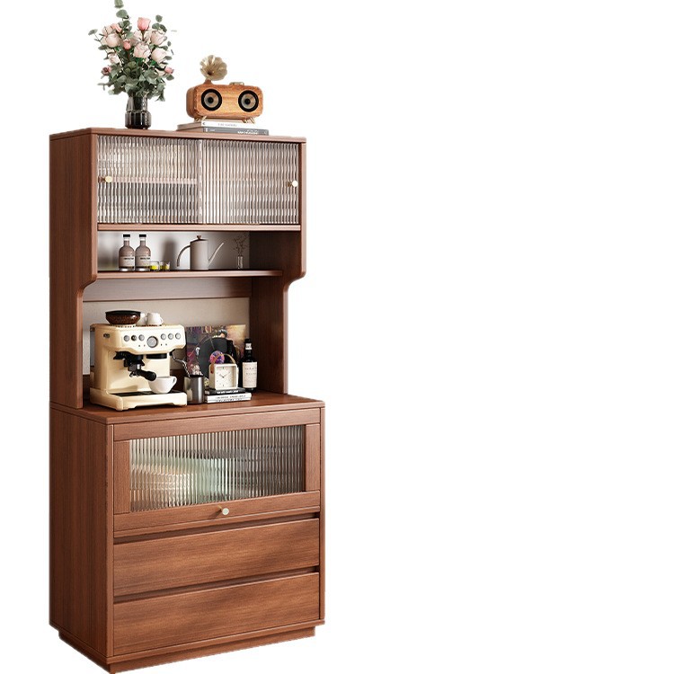 Gabinete lateral de la sala de estar, gabinete bajo integrado contra la pared, mesa de té, gabinete de té lateral, color de madera maciza, gabinete lateral de cocina, gabinete general