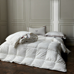 MOS Rare Goose Belly Velvet 95 Large White Goose Velvet Quilt All Seasons Cotton Down Quilt Warm Thickened Winter Quilt