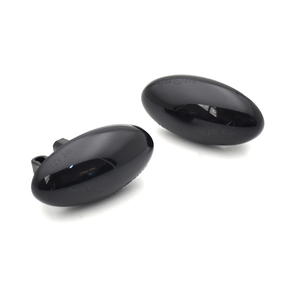 Luces LED amarillas secuenciales para guardabarros, luces de señalización lateral, aptas para Peugeot 107 206 1007