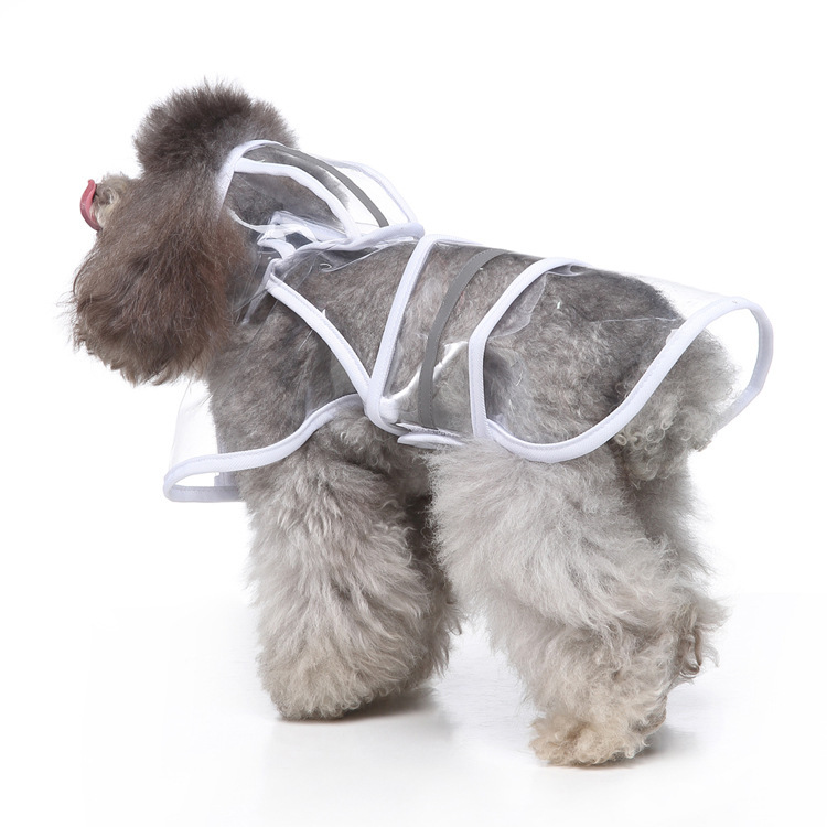 Large Dog Pet Raincoat Reflective Puppy Clothes Waterproof Rain Ponchos Dog Raincoats_voghion.com