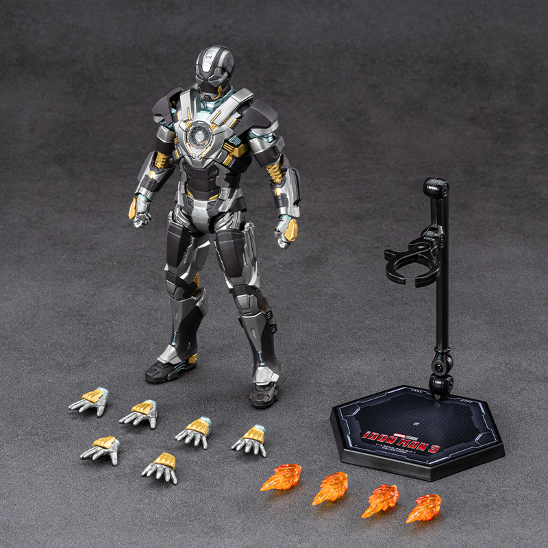 Nuevos juguetes de movimiento Iron Man MK24 tanque de máquina de soja hecha a mano Marvel articulaciones móviles regalos genuinos para niños