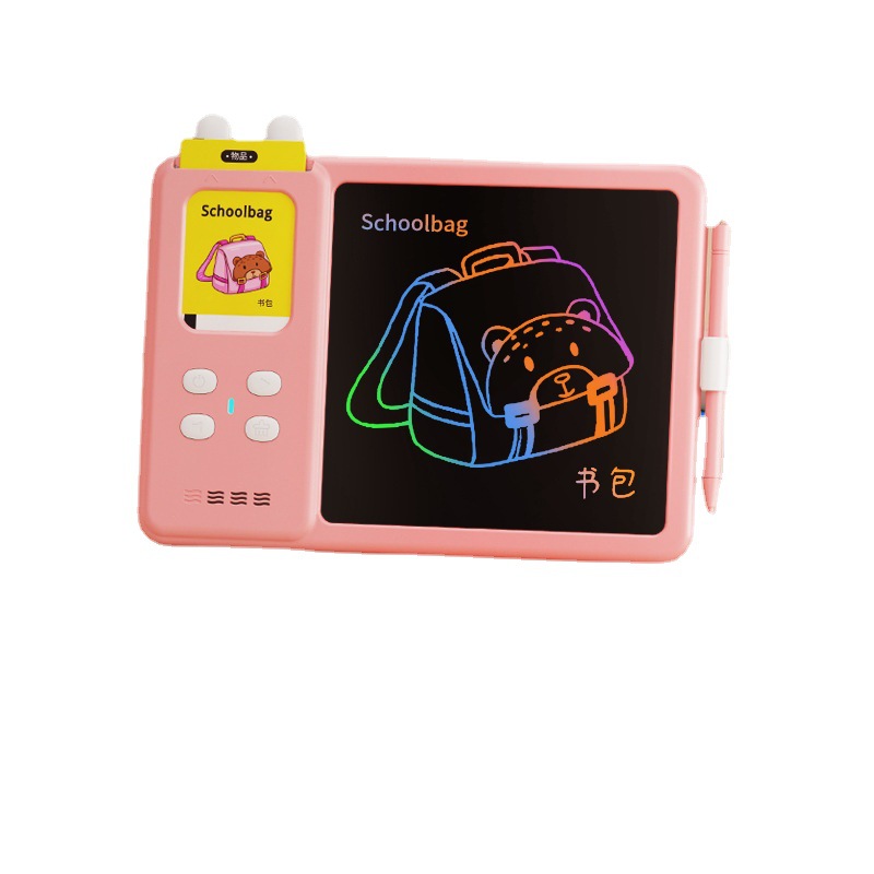 Máquina de tarjetas para niños transfronteriza Tablero de escritura a mano LCD Tablero de dibujo infantil bebé graffiti electrónico máquina de educación temprana juguete