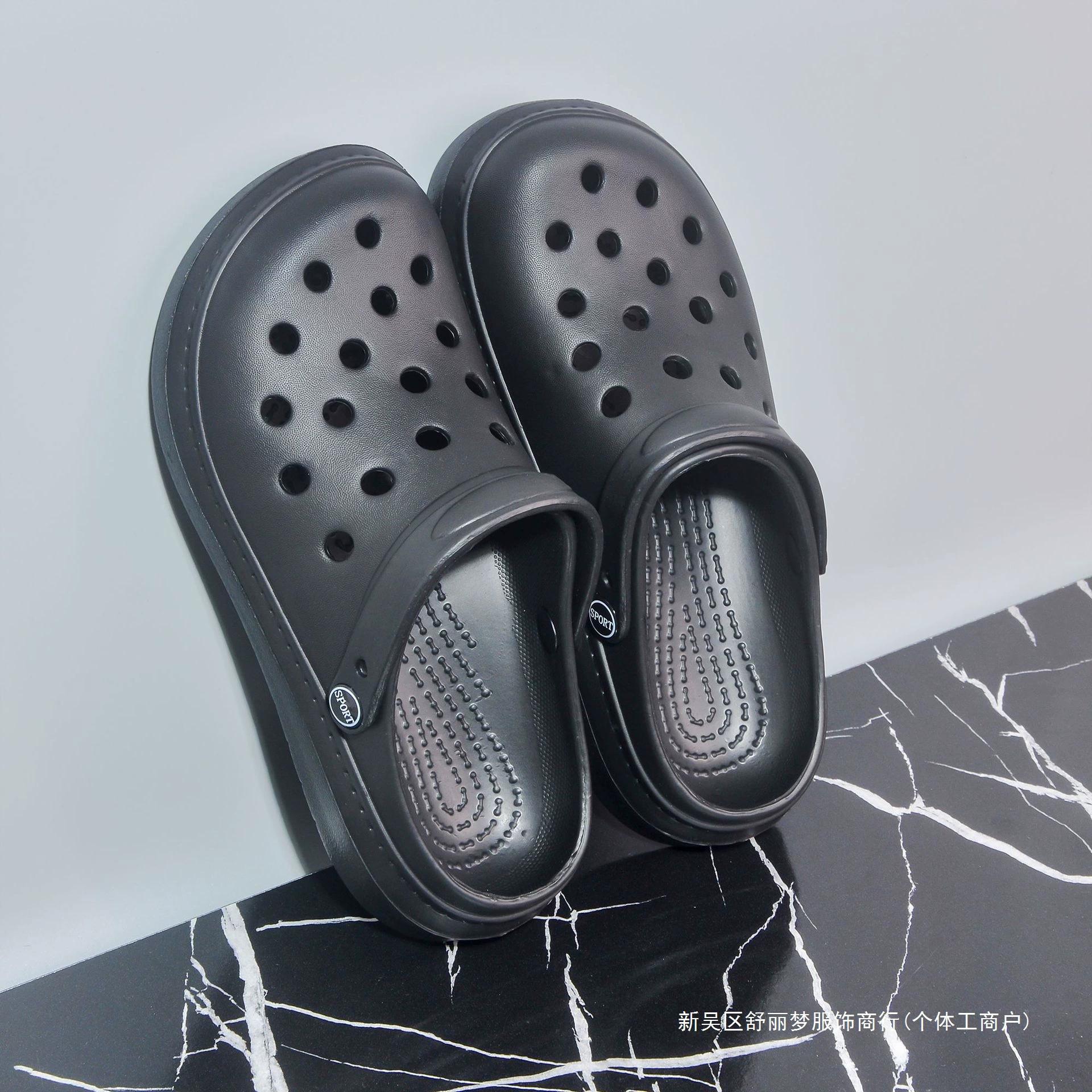 Сандалии Baotou, мужская летняя верхняя одежда, пляжная спортивная садовая обувь, полые сандалии на мягкой подошве, летние мужские сабо для вождения