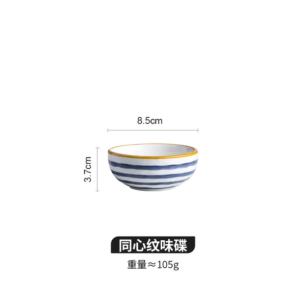 Concentric pattern flavor plate