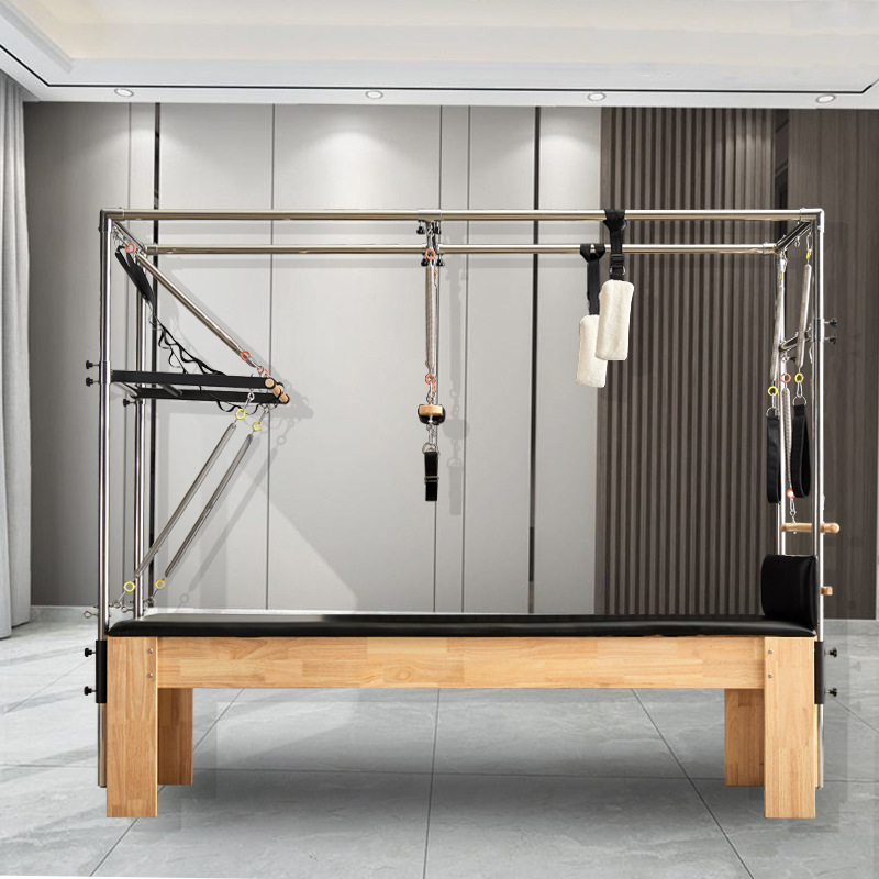 Pilates gran equipo núcleo cama hogar yoga profesional equipo de cinco piezas conjunto cadillac tres en una cama elevada