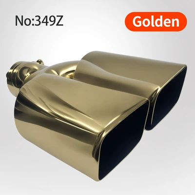 tail throat, Car muffler - gold