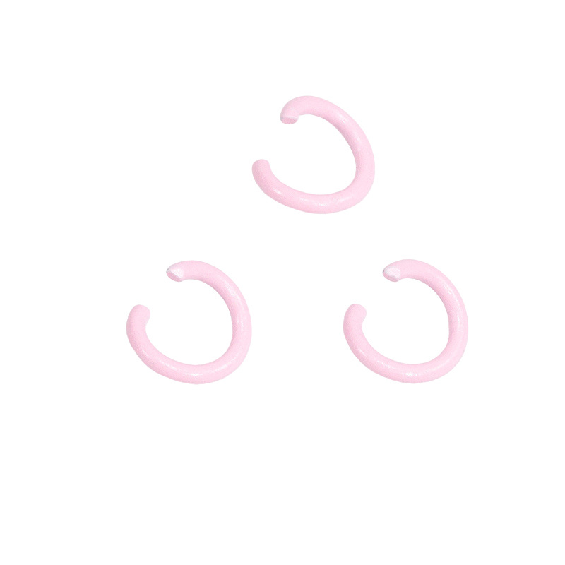 Pintura de color abierto anillo de conexión de hierro pulsera collar material hecho a mano DIY accesorios de la joyería