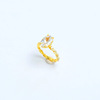 Jewelry with pigtail, zirconium, wedding ring, wholesale, silver 925 sample, simple and elegant design