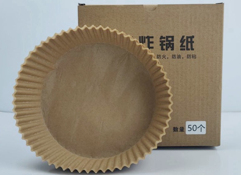 エアフライヤー用紙 食品グレード専用紙トレイ 丸型オーブン用吸油紙 使い捨て 家庭用ベーキングシリコンオイル 卸売|undefined