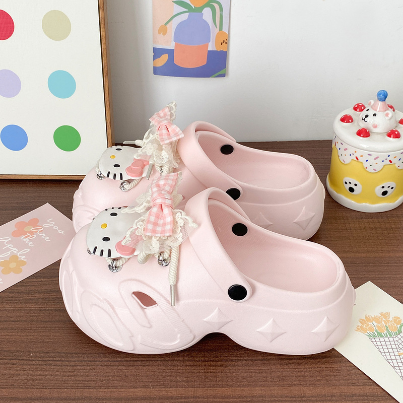 Summer Eva Clogs, Soft and Cute Kitten Design, Versatile Casual Comfortable Thick-Soled Height-Increasing Outdoor Slippers for Women Summer Eva Clogs, Soft and Cute Kitten Design, Versatile Casual Comfortable Thick-Soled Height-Increasing Outdoor Slippers for Women