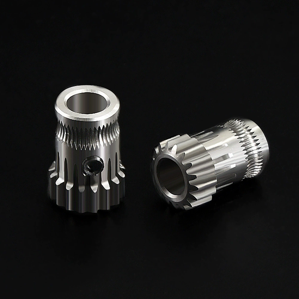 Аксессуары для 3D-принтеров, двухколесный экструдер bmg, колесо подачи проволоки 1,75 мм, двухстороннее колесо подачи, экструзионное колесо