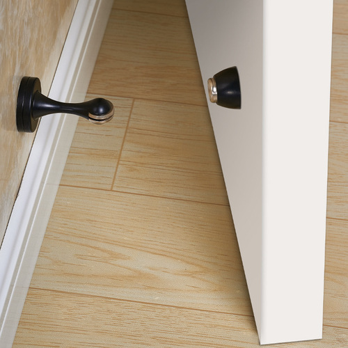 Zinc Alloy Door Stopper, Room Door Anti-Collision Device, Bathroom Silent Door Catch, Hotel Engineering Door, Resistor, Minimalist Luxury Wall Mount