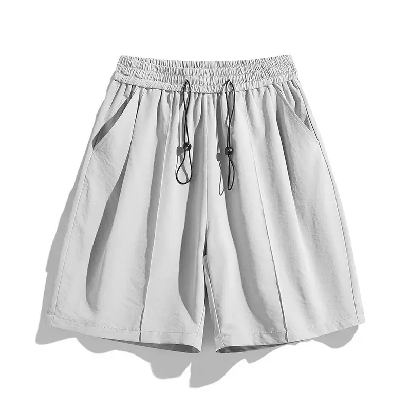 新款2025男士五分裤休闲裤百搭宽松大码小西裤夏季薄款坠垂感休闲