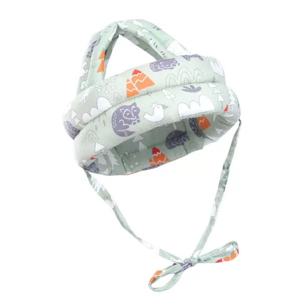 Baby protective hat green forest